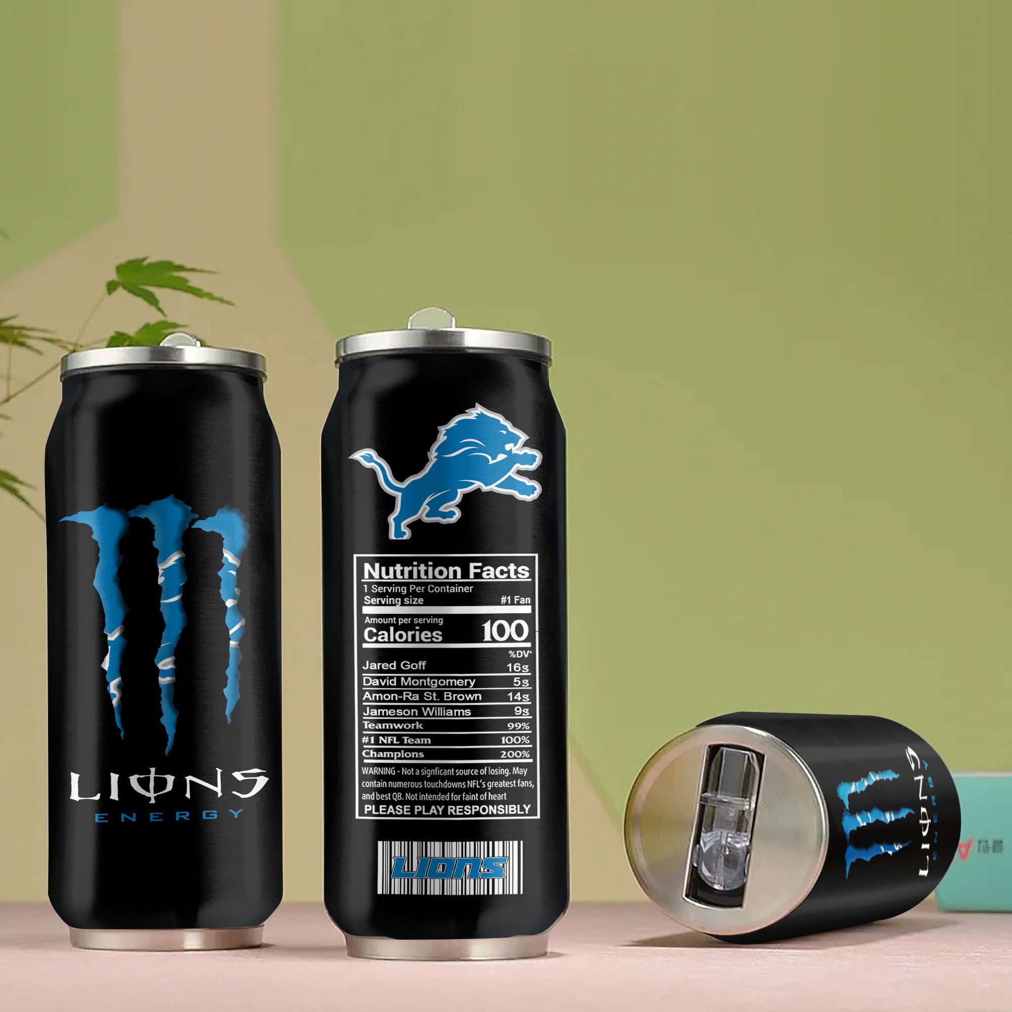 Detroit Lions Monster Energy 10oz 59913 